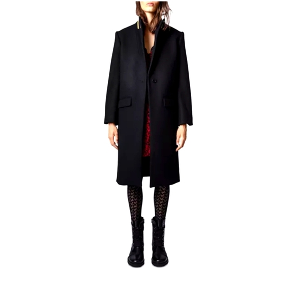 Zadig & Voltaire NWT monarque wool coat - Picture 1 of 15
